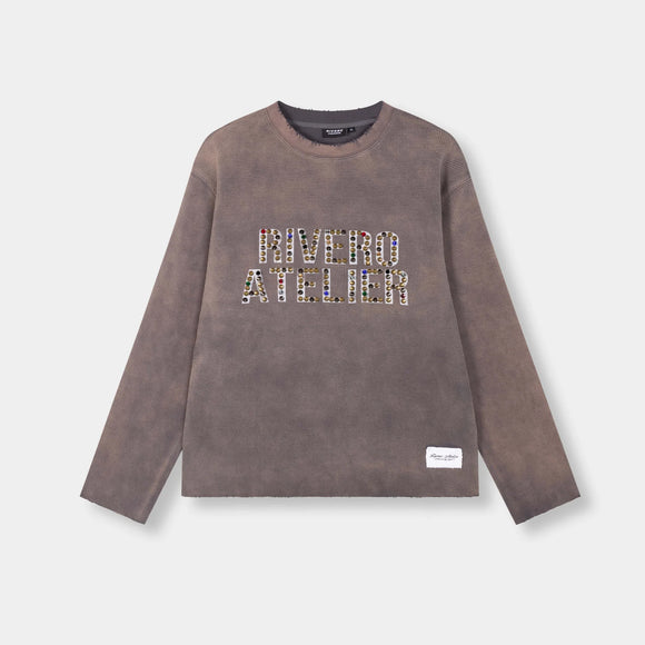 Rivero Rivero Longsleeve Atelier Studded FW26 Grey