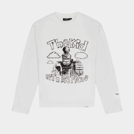 Rivero Rivero Longsleeve Big Plans Graffiti FW25 White