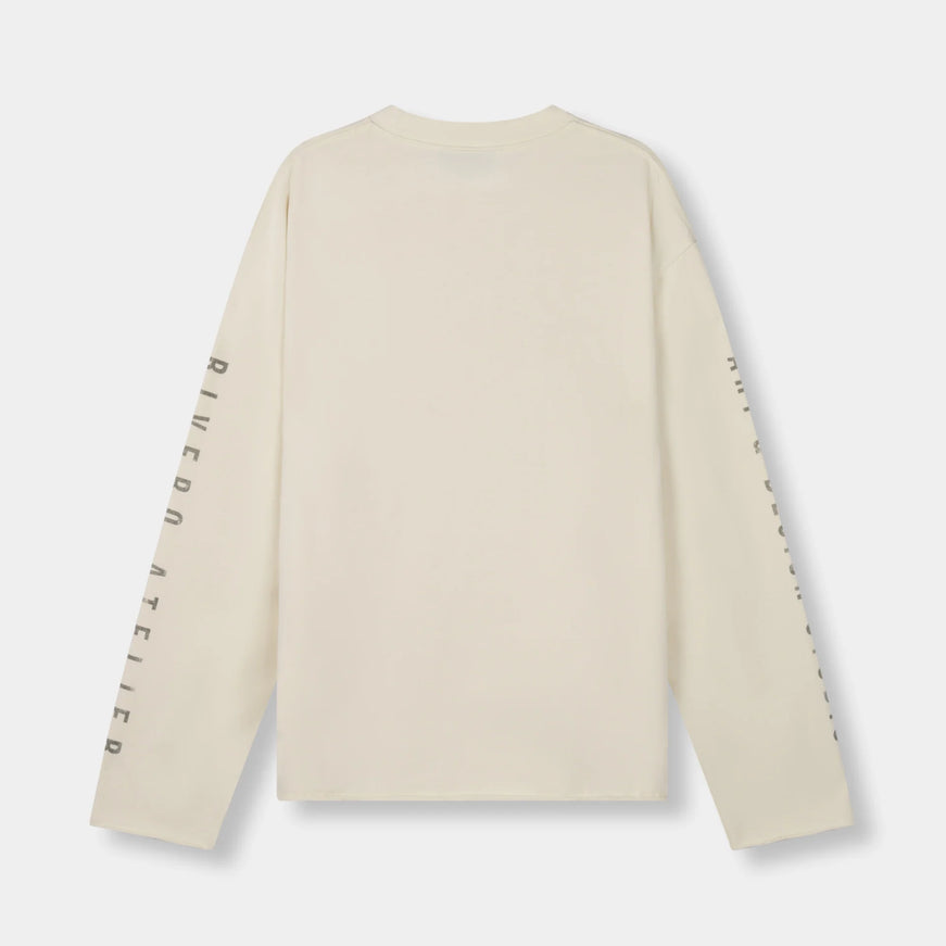 Rivero Rivero Longsleeve Daydreams Raw Edge SS26 Beige