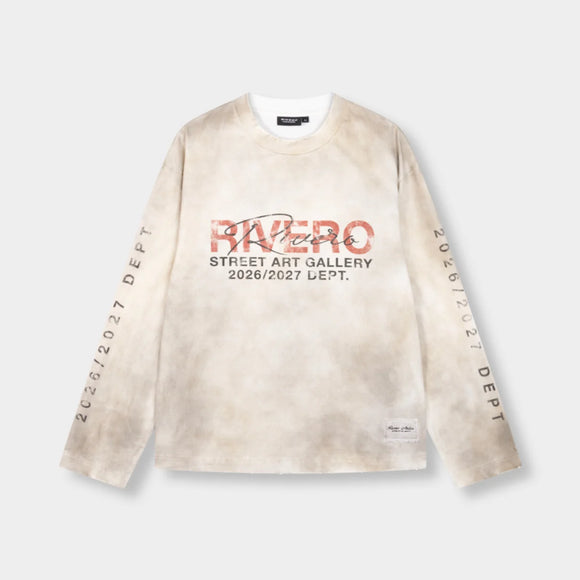 Rivero Rivero Longsleeve Faded Artisery FW26 Washed White