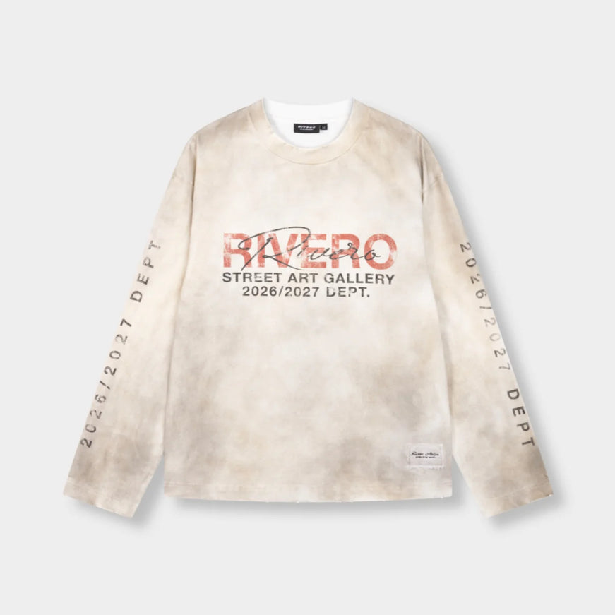 Rivero Rivero Longsleeve Faded Artisery FW26 Washed White