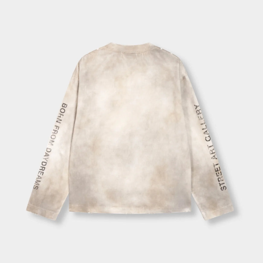 Rivero Rivero Longsleeve Faded Artisery FW26 Washed White