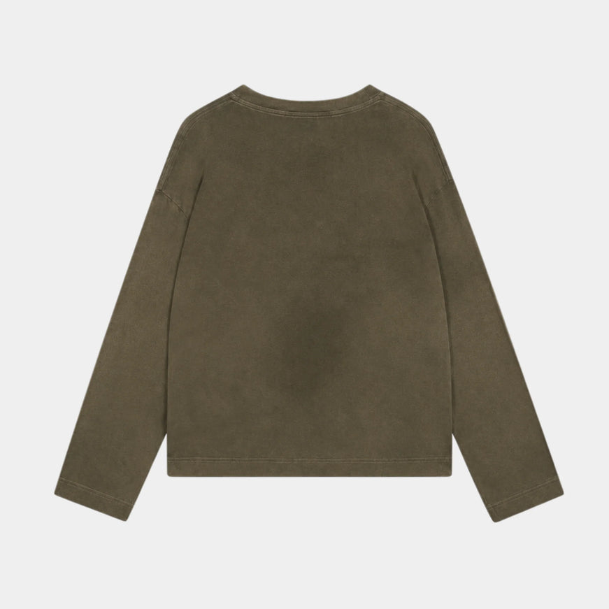 Rivero Rivero Longsleeve Lightweight Washed SS26 Olive