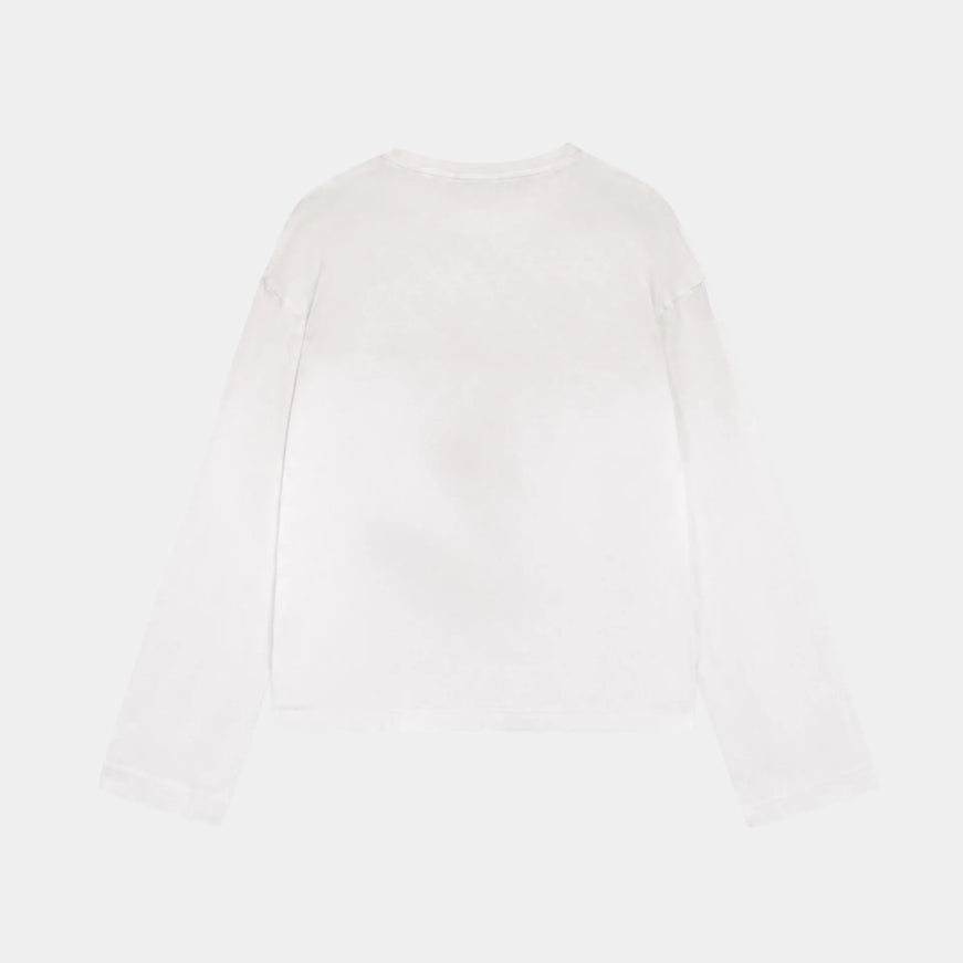 Rivero Rivero Longsleeve Lightweight Washed SS26 White