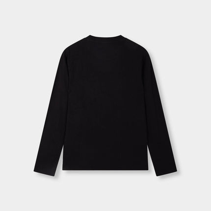 Rivero Rivero Longsleeve Signature Slim Fit Ribbed FW26 Black