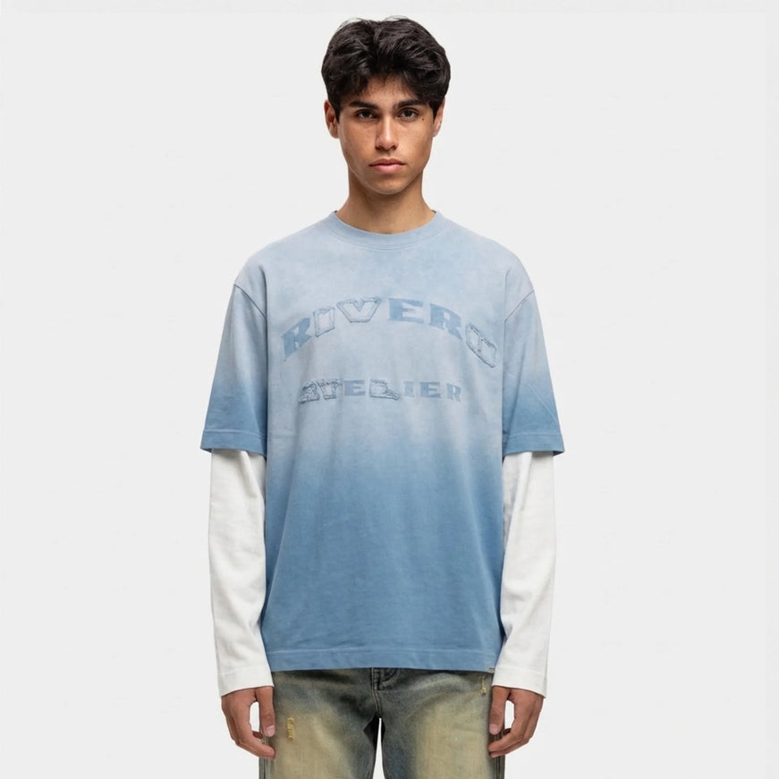 Rivero Rivero Longsleeve Statement SS26 Sky Blue
