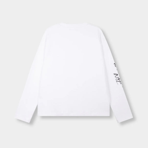 Rivero Rivero Longsleeve Waffle Identitty FW26 White