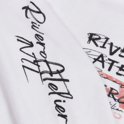 Rivero Rivero Longsleeve Waffle Identitty FW26 White