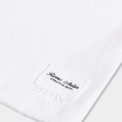 Rivero Rivero Longsleeve Waffle Identitty FW26 White