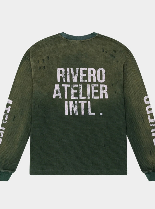 Rivero Rivero Longsleeve Waffle INTL. FW25 Green