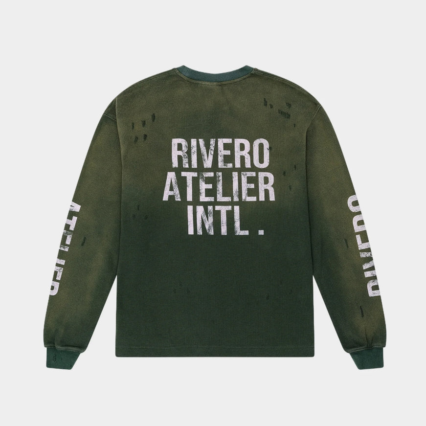 Rivero Rivero Longsleeve Waffle INTL. FW25 Green