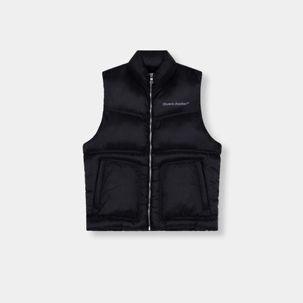 Rivero Rivero Puffer Vest Studio SS26 Black
