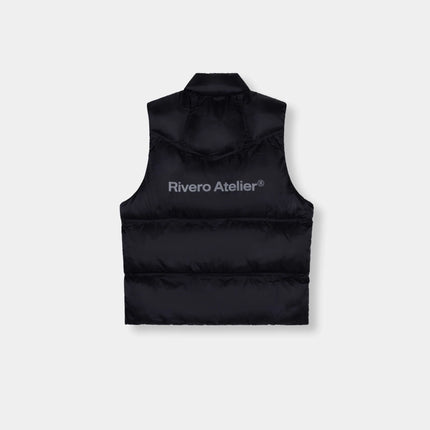 Rivero Rivero Puffer Vest Studio SS26 Black