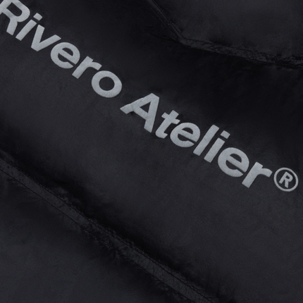 Rivero Rivero Puffer Vest Studio SS26 Black