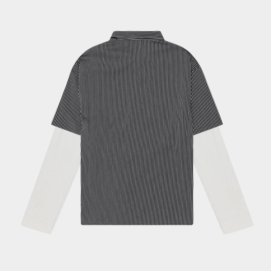 Rivero Rivero Shirt Double Layered INTL. FW25 Black/White