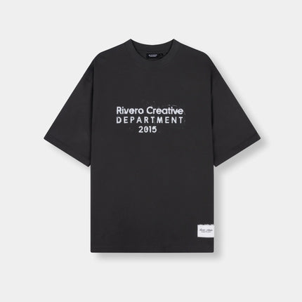 Rivero Rivero T-Shirt Creative Department SS26 Black