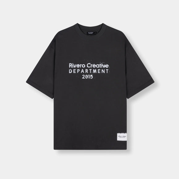 Rivero Rivero T-Shirt Creative Department SS26 Black
