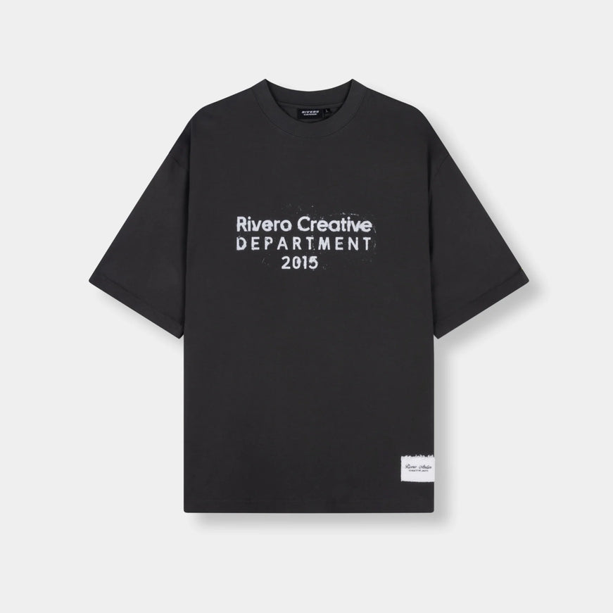 Rivero Rivero T-Shirt Creative Department SS26 Black