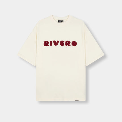 Rivero Rivero T-Shirt Puffed Logo SS26 Beige