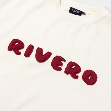 Rivero Rivero T-Shirt Puffed Logo SS26 Beige
