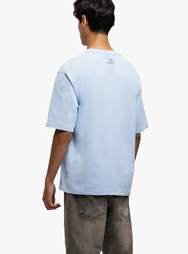 Rivero Rivero T-Shirt Script  SS25 Azure