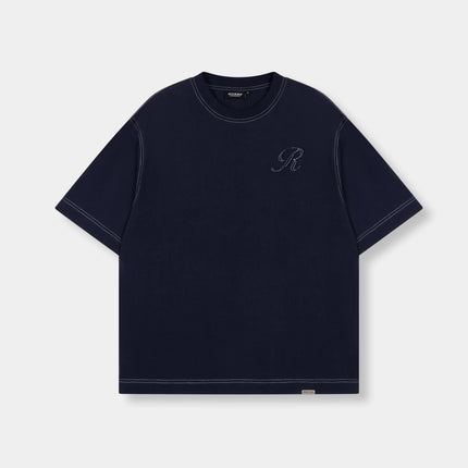 Rivero Rivero T-Shirt Seams SS26 Navy