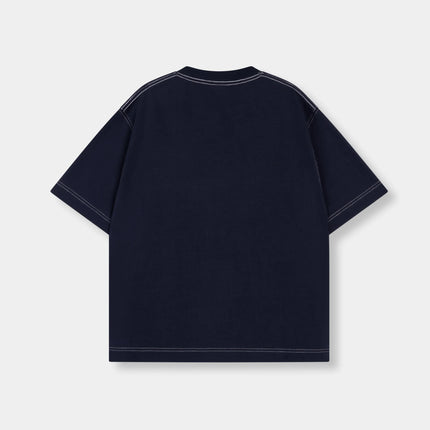 Rivero Rivero T-Shirt Seams SS26 Navy