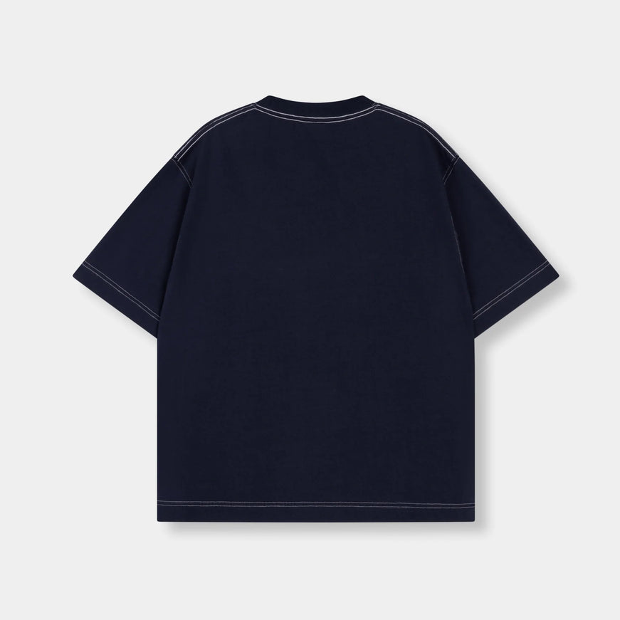 Rivero Rivero T-Shirt Seams SS26 Navy