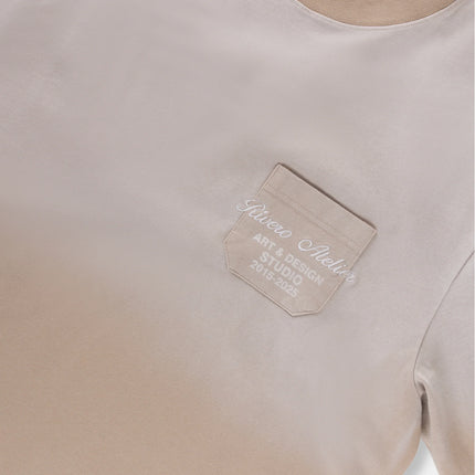 Rivero Rivero T-Shirt Shade Studio SS26 Sand