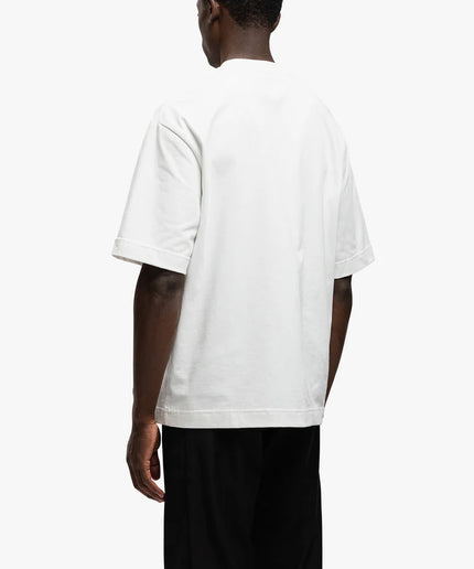 Rivero Rivero T-Shirt Signature Leather Patched SS25 White