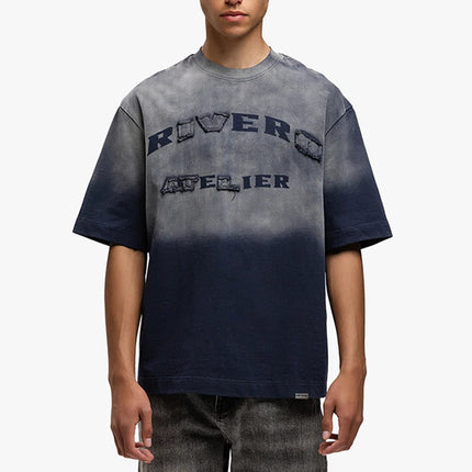 Rivero Rivero T-Shirt Statement  SS25 Washed Midnight
