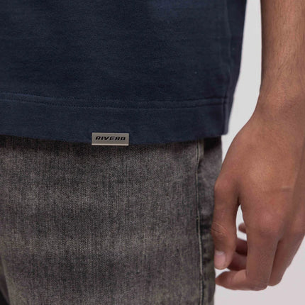 Rivero Rivero T-Shirt Statement  SS25 Washed Midnight