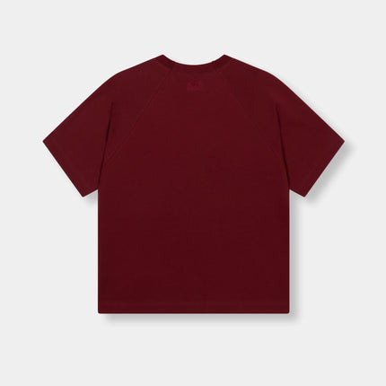 Rivero Rivero T-Shirt Studio Logo SS26 Maroon