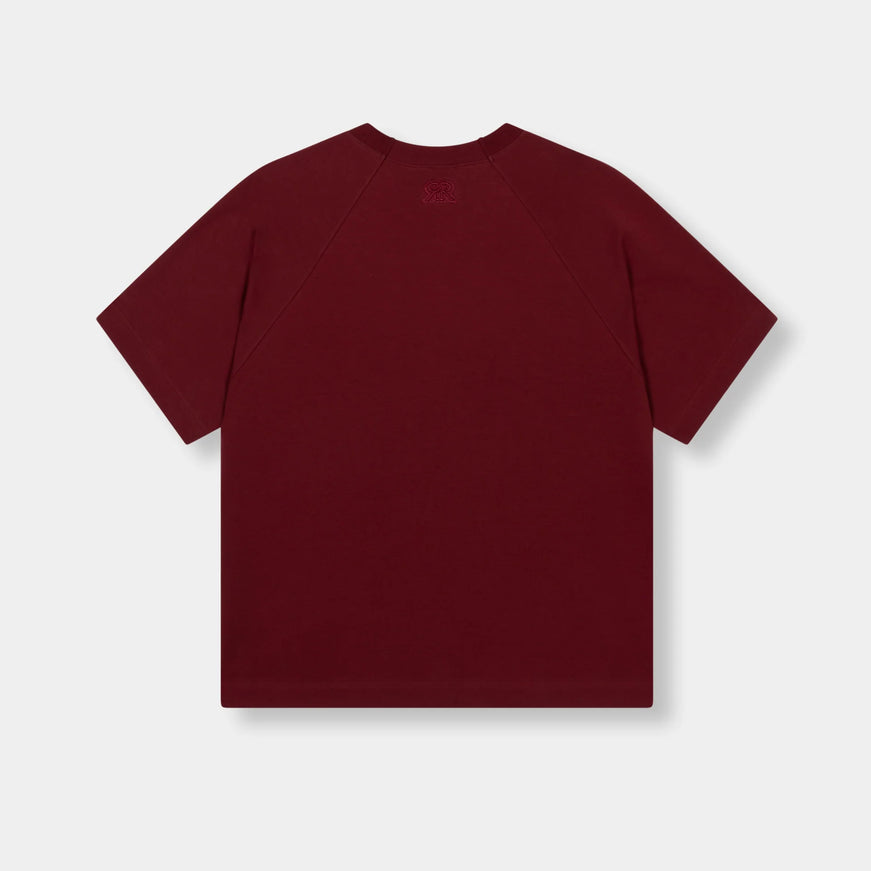 Rivero Rivero T-Shirt Studio Logo SS26 Maroon