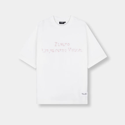 Rivero Rivero T-Shirt Vision Stitch SS26 White