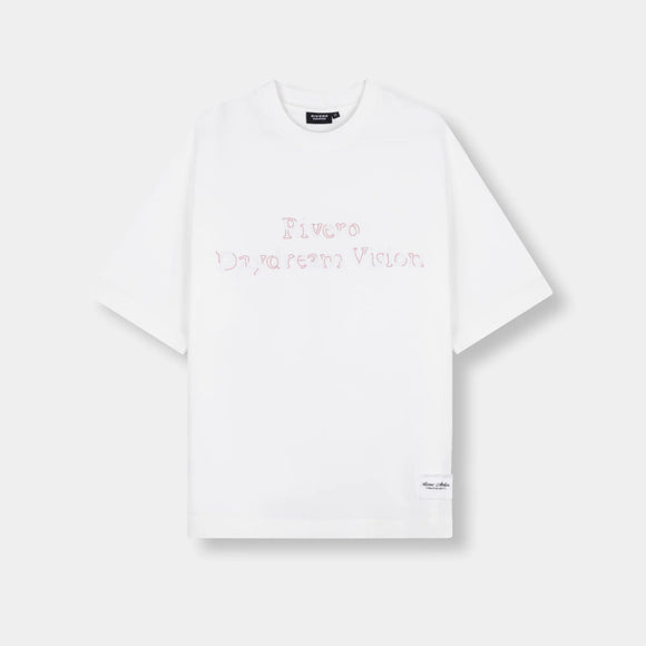 Rivero Rivero T-Shirt Vision Stitch SS26 White