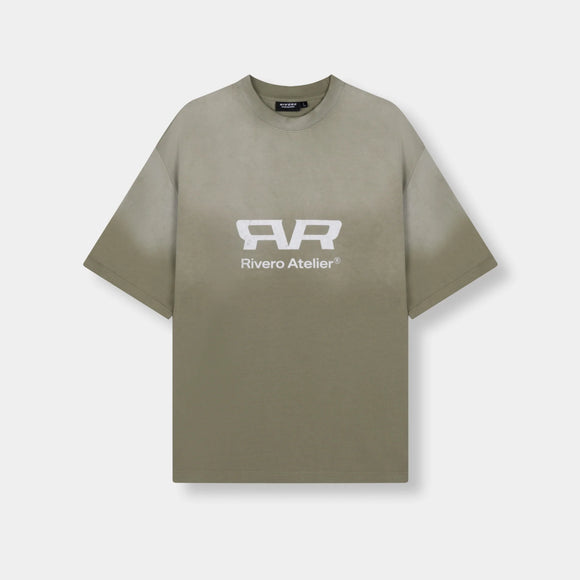 Rivero Rivero T-Shirt Washed SS26 Cypress