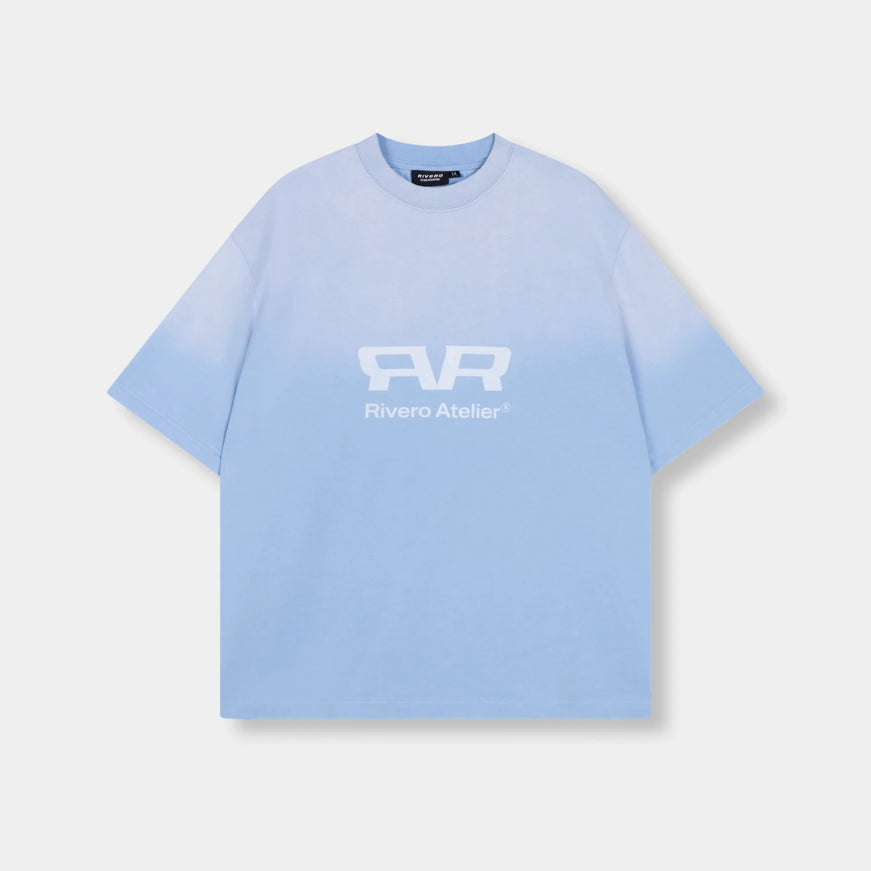 Rivero Rivero T-Shirt Washed SS26 Sky Blue