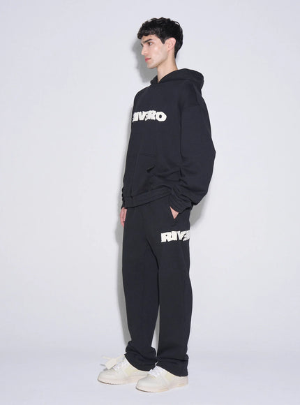 Rivero Rivero Tracksuit Frayed Echo FW25 Black