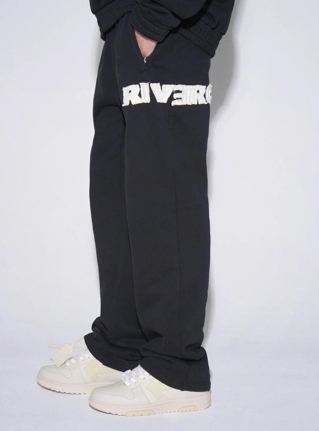 Rivero Rivero Tracksuit Frayed Echo FW25 Black