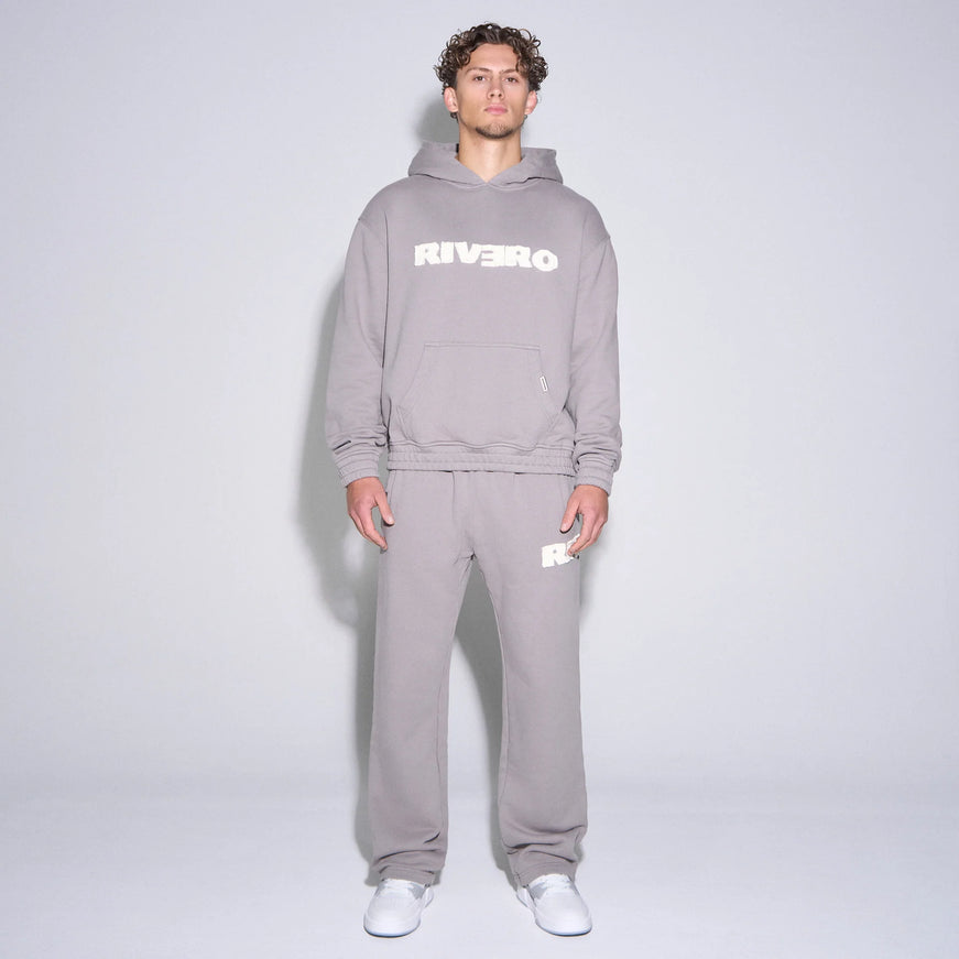 Rivero Rivero Tracksuit Frayed Echo FW25 Grey