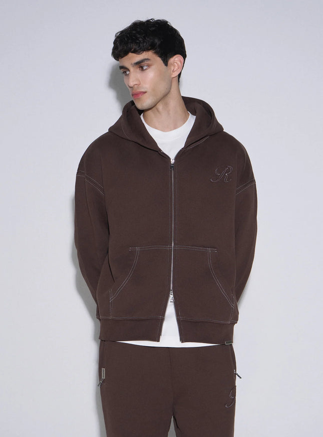 Rivero Rivero Tracksuit Zip Seams FW25 Brown