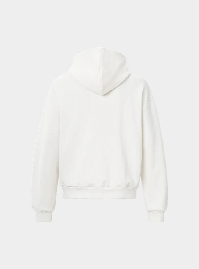 Rivero Rivero Vest Script Zip Hoodie SS24 White