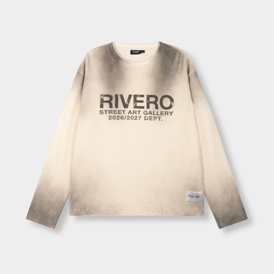 Rivero Rivero Waffle Longsleeve Aged Art Dept FW26 Off White
