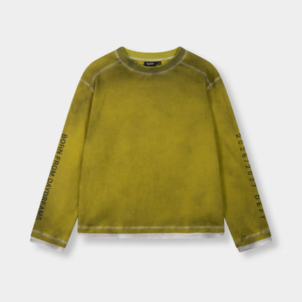 Rivero Rivero Waffle Longsleeve Contrast Aged FW26 Green