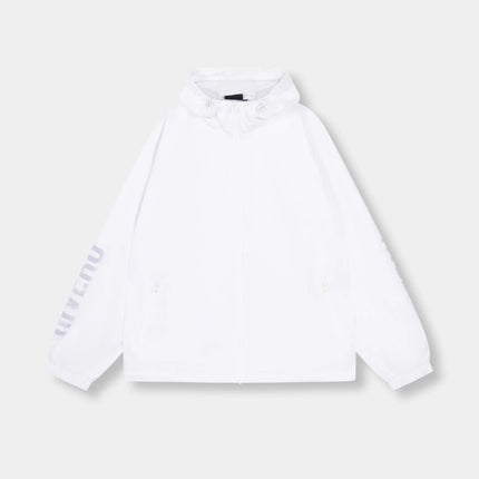 Rivero Rivero Windbreaker Overlay Nylon SS26 White