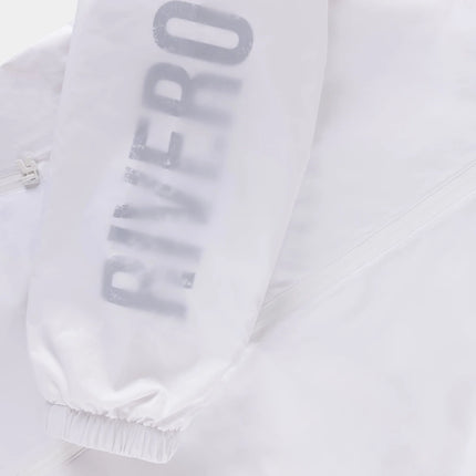 Rivero Rivero Windbreaker Overlay Nylon SS26 White