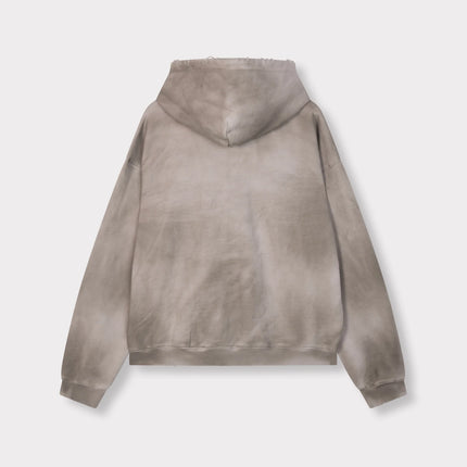 Rivero Rivero Zip Hoodie Big Plans Dirty FW26 Grey