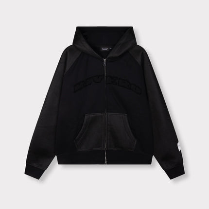 Rivero Rivero Zip Hoodie Contrast Foam Panel FW26 Black
