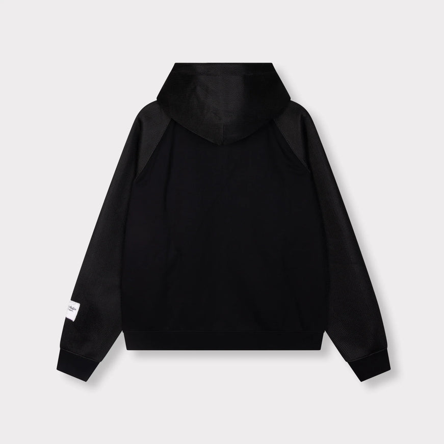 Rivero Rivero Zip Hoodie Contrast Foam Panel FW26 Black